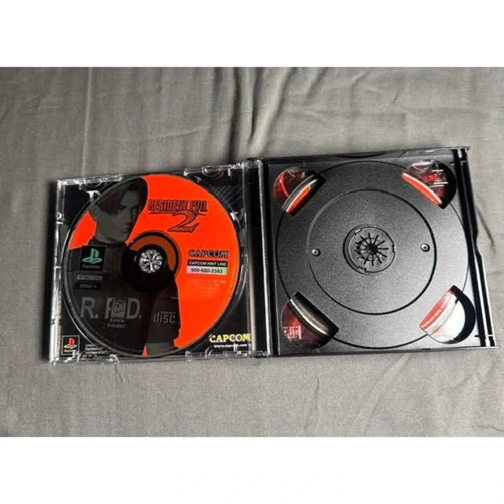 Resident Evil 2 Sony PlayStation PS1 1998 Capcom SLUS-00421 2-Disc Set NTSC U/C